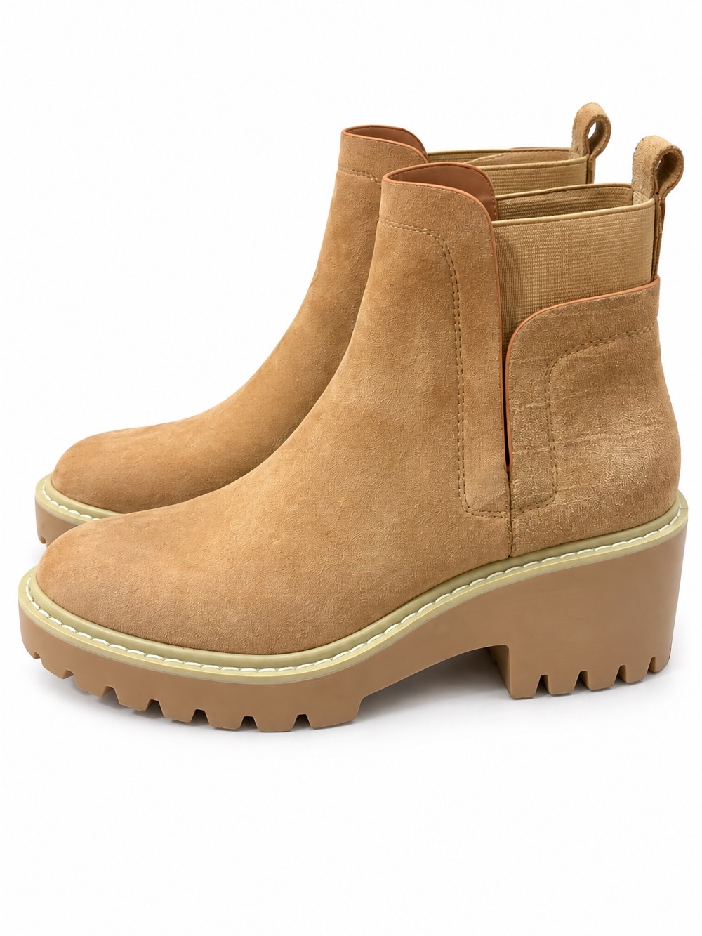 Tan Chelsea Ankle Boots Women’s 6